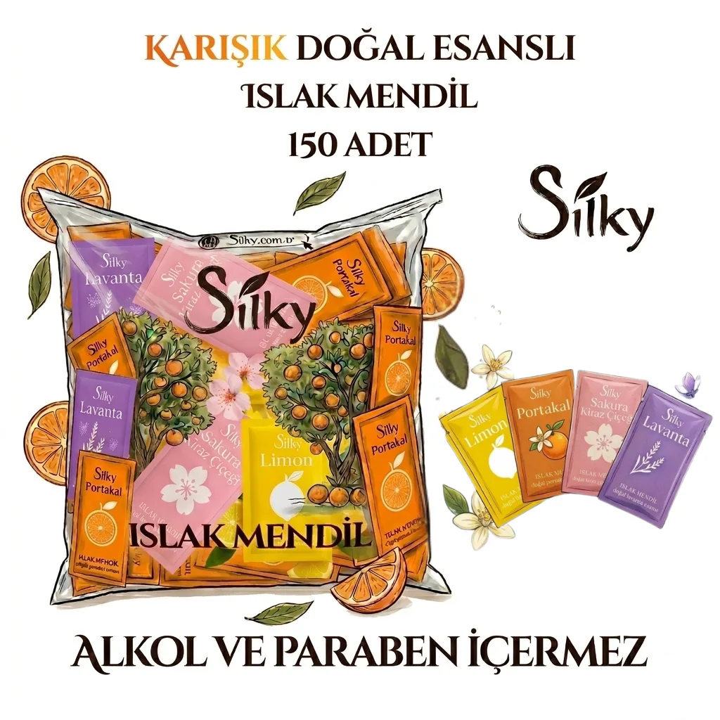 Silky Karışık Islak Mendil